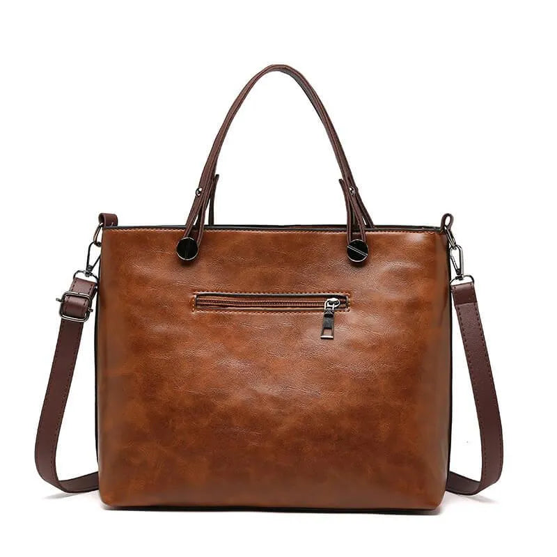 Nora | Leather shoulder bag