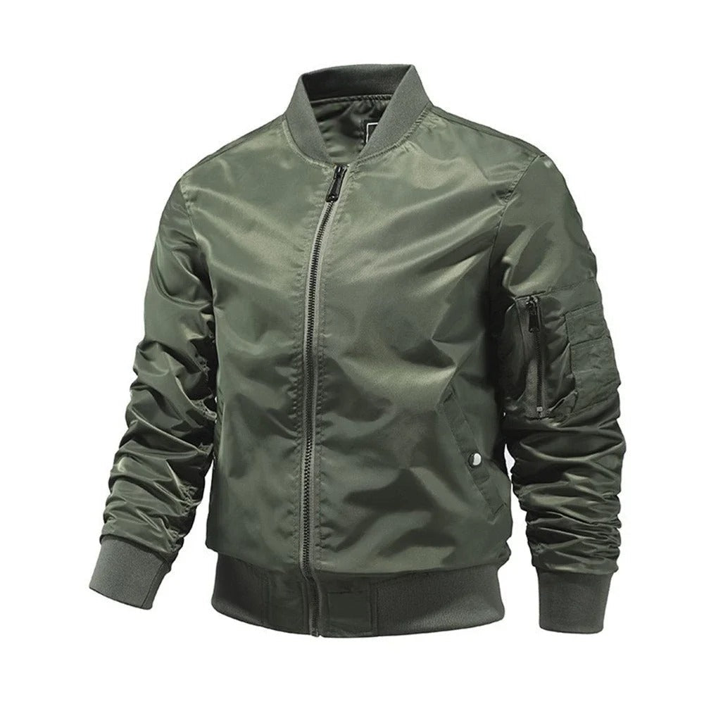 Veste de transition légère imperméable bleue pour hommes de Oliver Fashion 