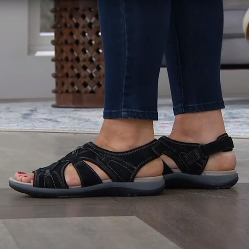 Mina™ - Fashionable, adjustable summer sandals with arch support