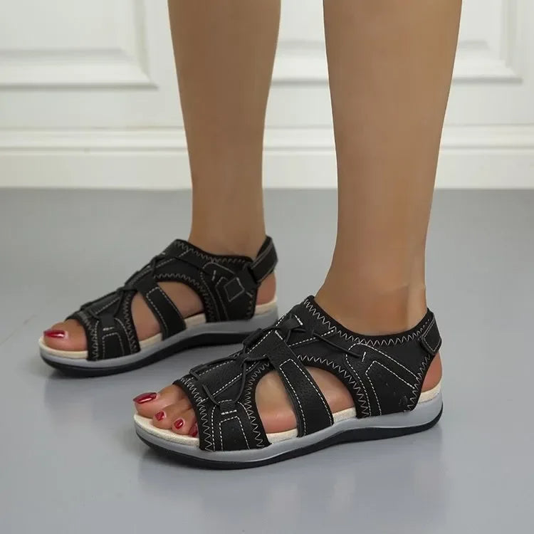 Mina™ - Modieuze, verstelbare zomersandalen met ondersteuning voor de voetboog