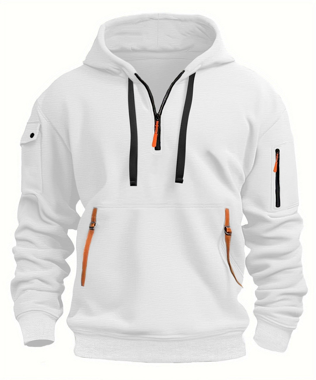 Zachary | Stylish men's hoodies with half zip