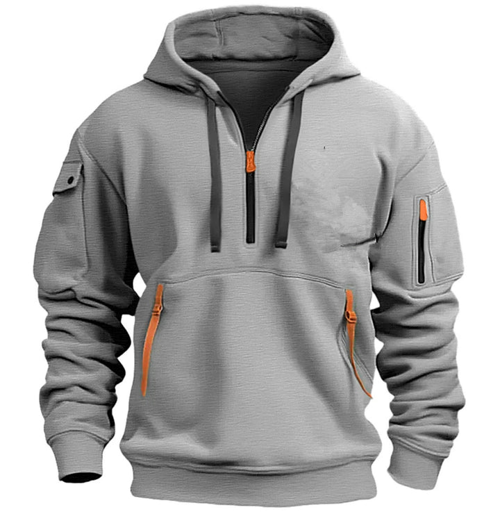 Zachary | Stylish men's hoodies with half zip