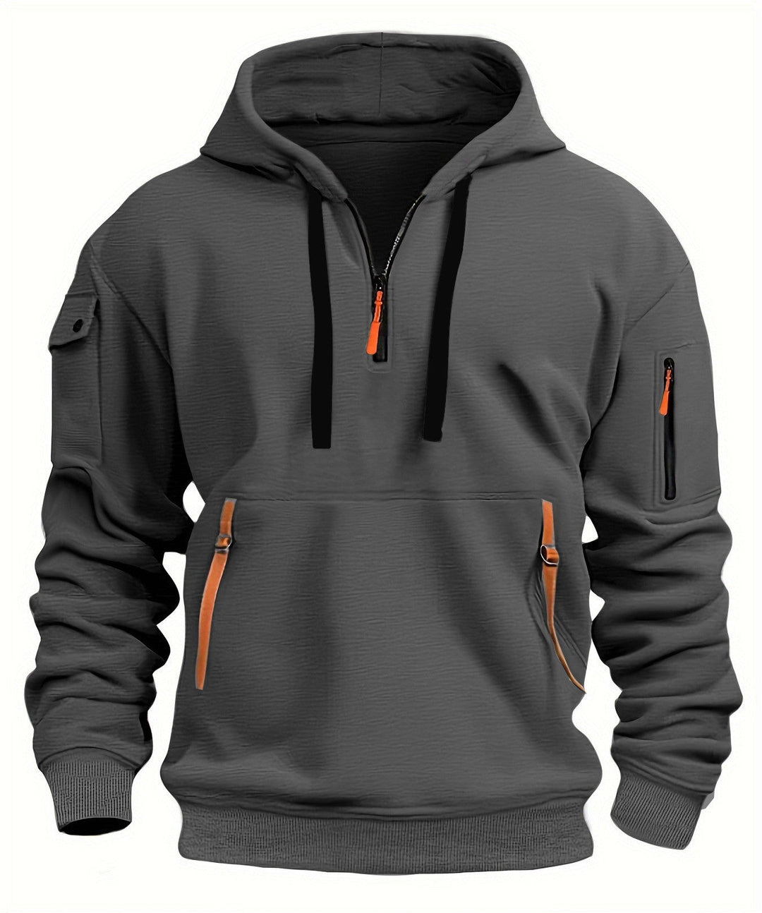 Zachary | Stylish men's hoodies with half zip