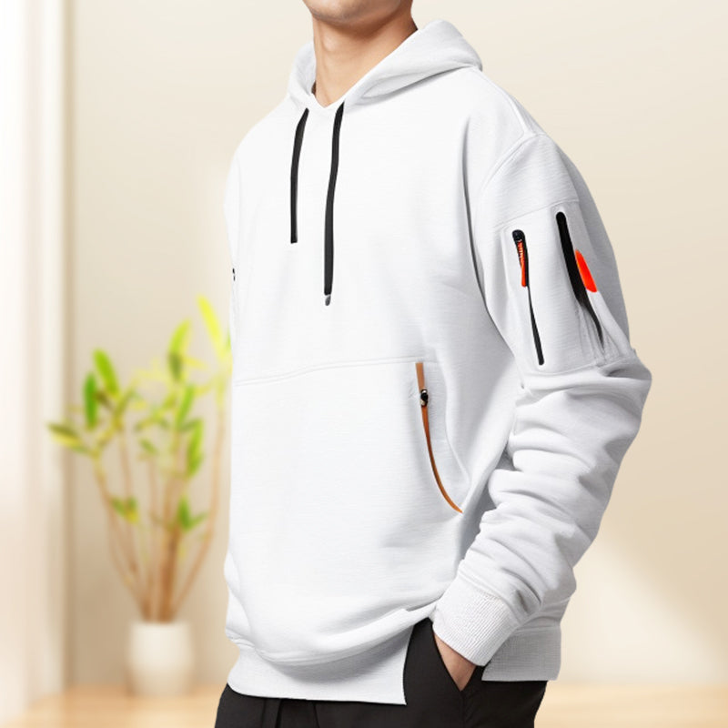 Zachary | Stylish men's hoodies with half zip