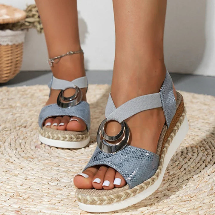 Lumen™ - Glam Wedge Sandalen