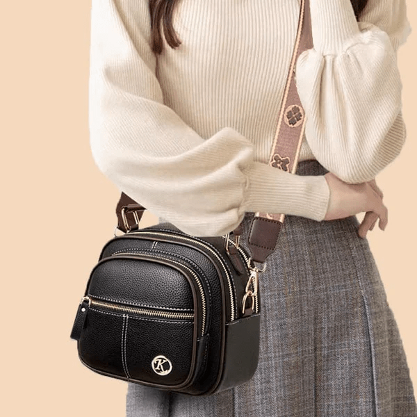 Ella | Stylish leather bag with shoulder strap