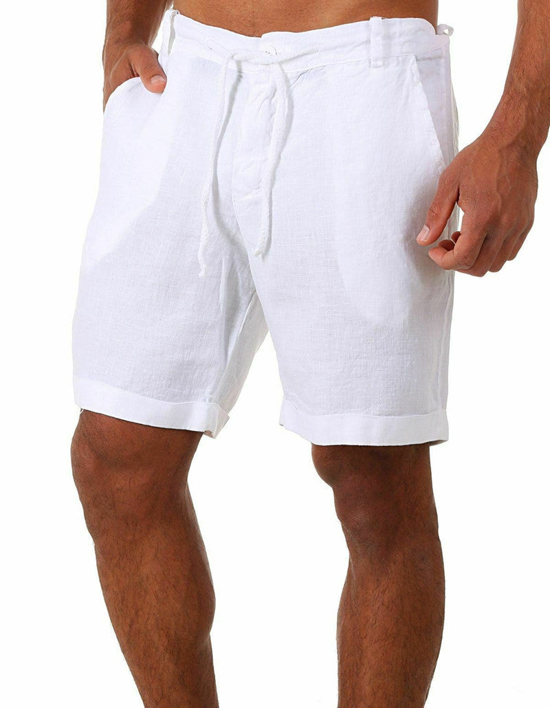 Short en lin et coton BreatheEasy® David