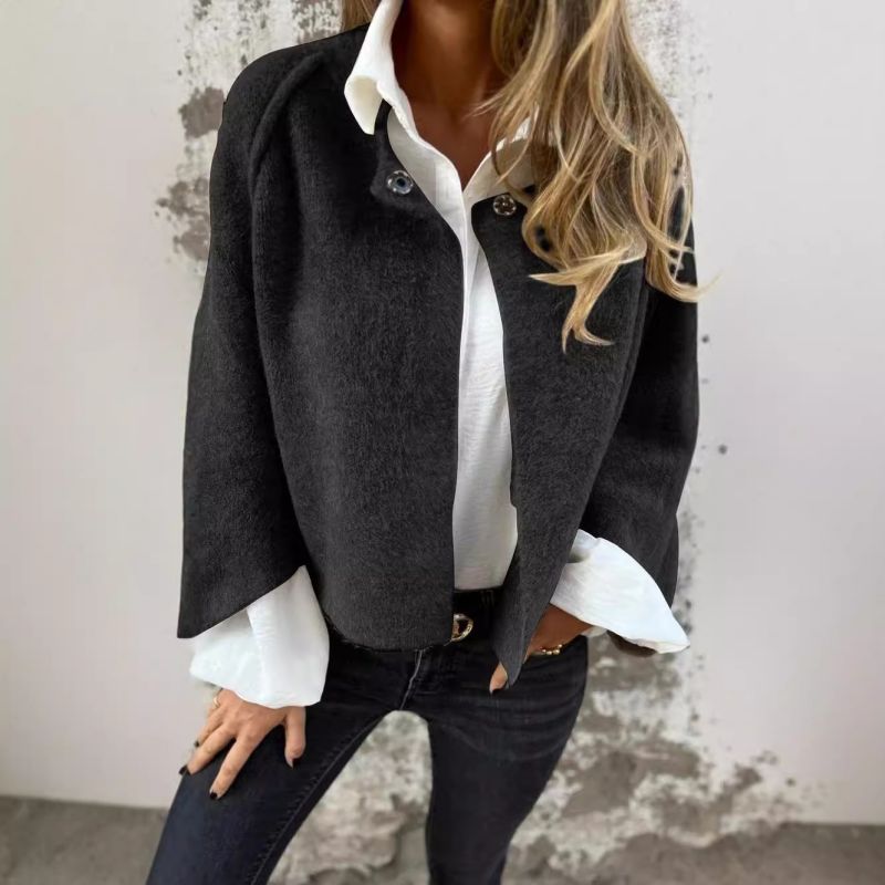 Genevieve™ | Flare Sleeve Fashion Short Coat