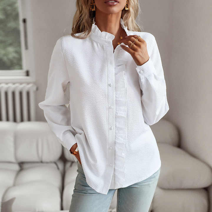 Katrine™ | Blouse élégante à manches longues 