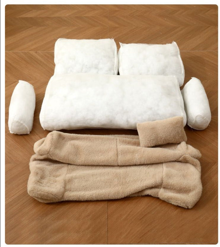 SnugNest | Zachte fleece dierenbank