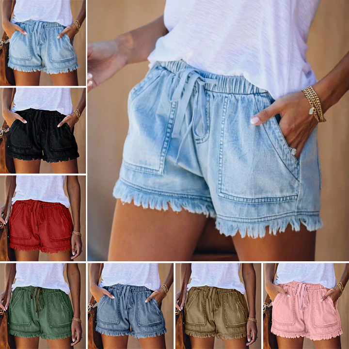 Lexi® | short en jean taille haute 