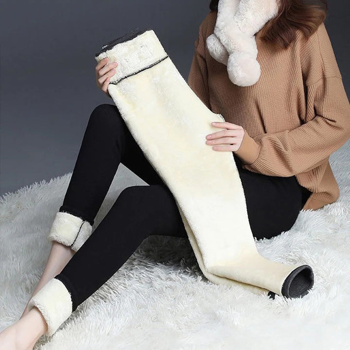 Ellie - lam fluwelen winter legging