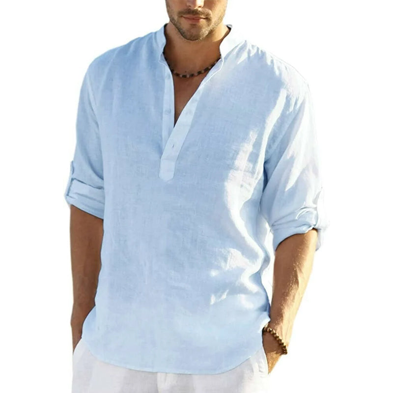 Chemise décontractée en lin Matteo™ | 50% DE RÉDUCTION