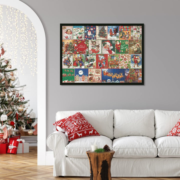 JollyPuzzle - Kerst adventskalender puzzel 1000 stukjes