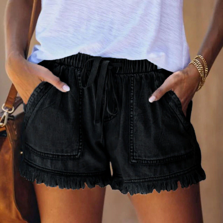 Lexi® | short en jean taille haute 