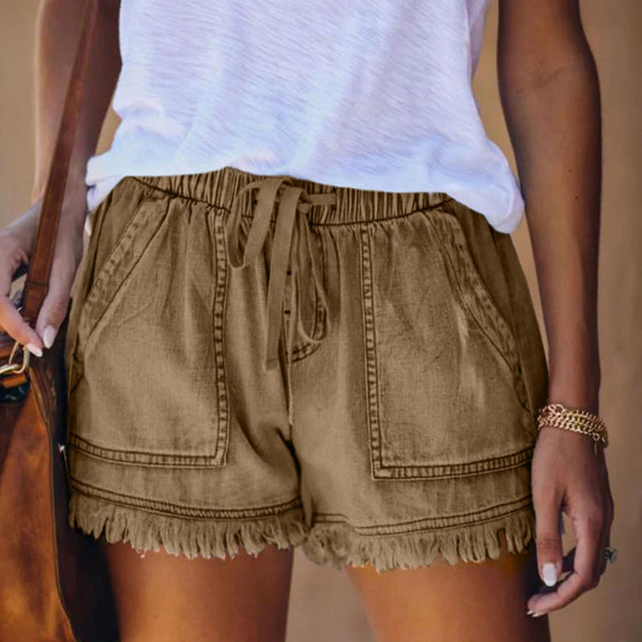 Lexi® | short en jean taille haute 