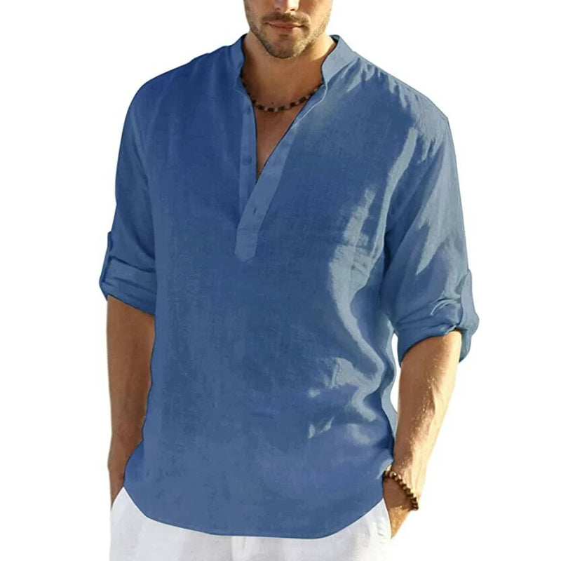 Chemise décontractée en lin Matteo™ | 50% DE RÉDUCTION