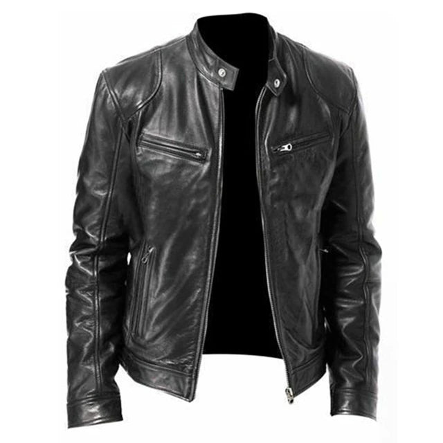 DapperStorm™ | Veste en cuir WindDefender pour hommes