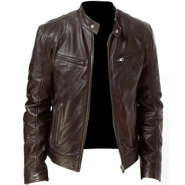 DapperStorm™ | Veste en cuir WindDefender pour hommes