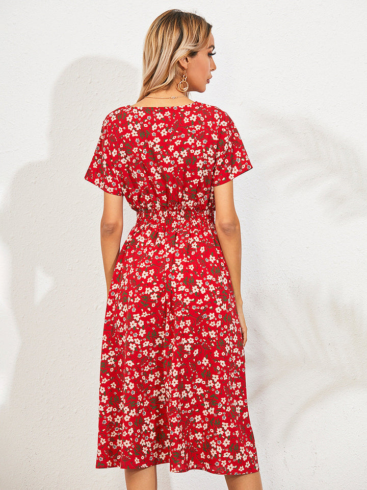 Farah | Elegante zomerjurk met bloemenprint