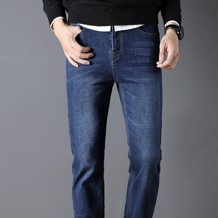 Alex | Slim-Fit Straight Jeans Stretch voor heren