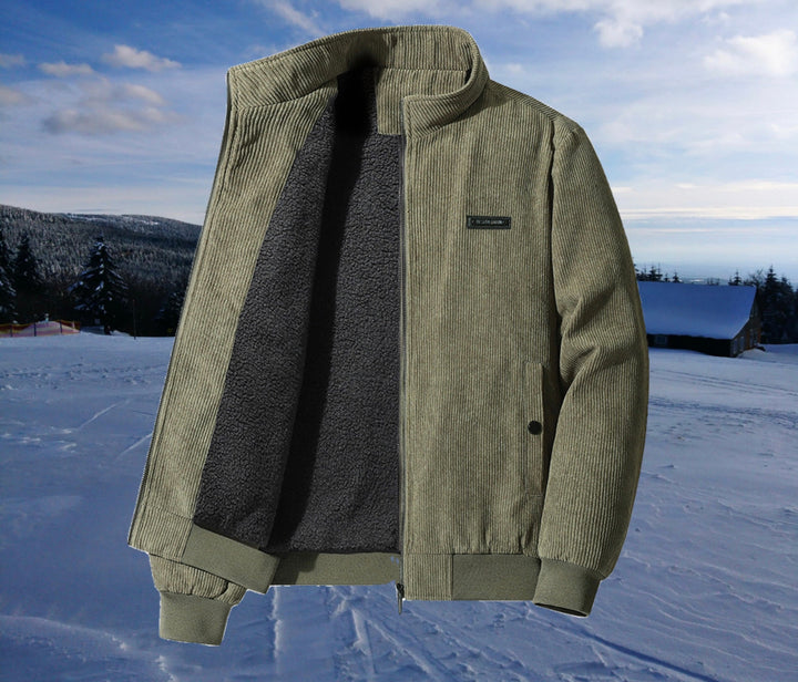 Philip™ - Retro Corduroy Sherpa Jas