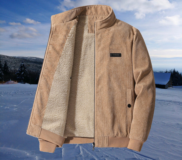 Philip™ - Retro Corduroy Sherpa Jas