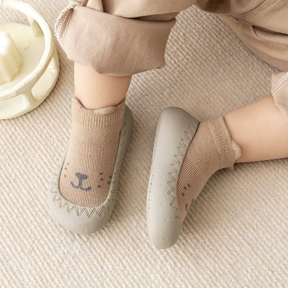 CozyTinyToes™ | Peutersokjes Schoenen Met Rubberen Zolen