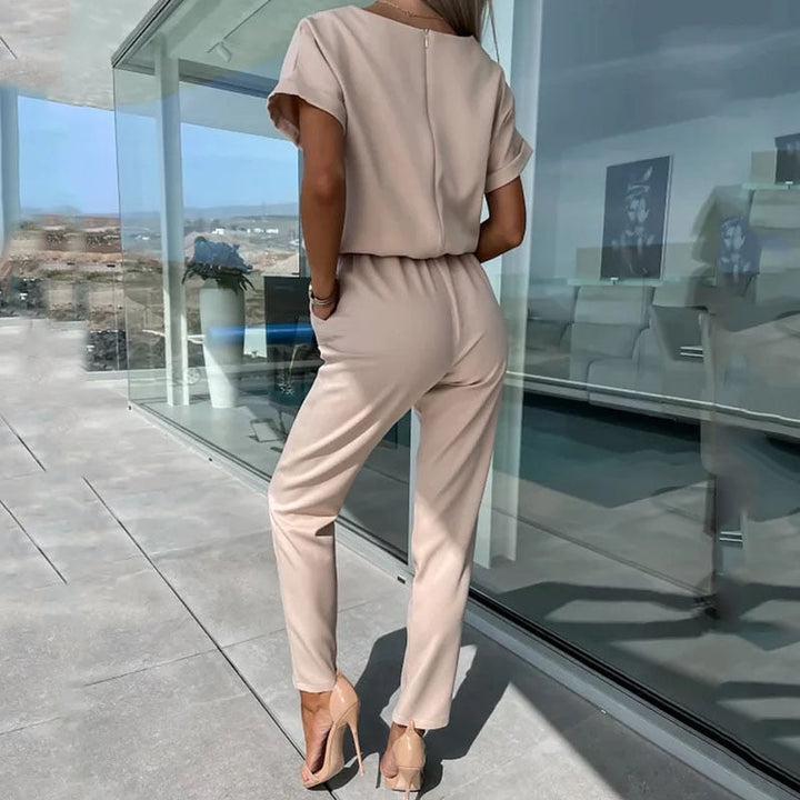 Ella - Jumpsuit met korte mouwen