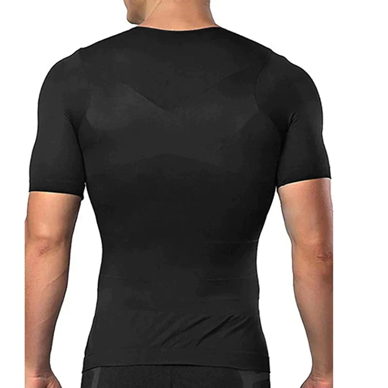 SculptFit™ - T-shirt de remodelage avancé du corps pour homme 