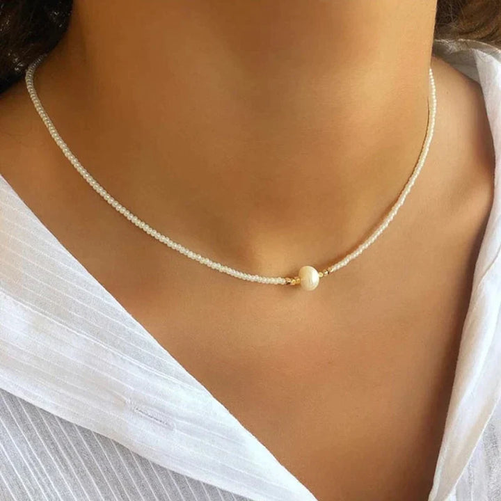 PearlLuster - Handgemaakte premium ketting met zoetwaterparels