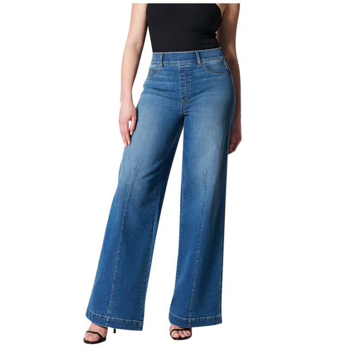 Elsie - Dames jeans met wijde pijpen