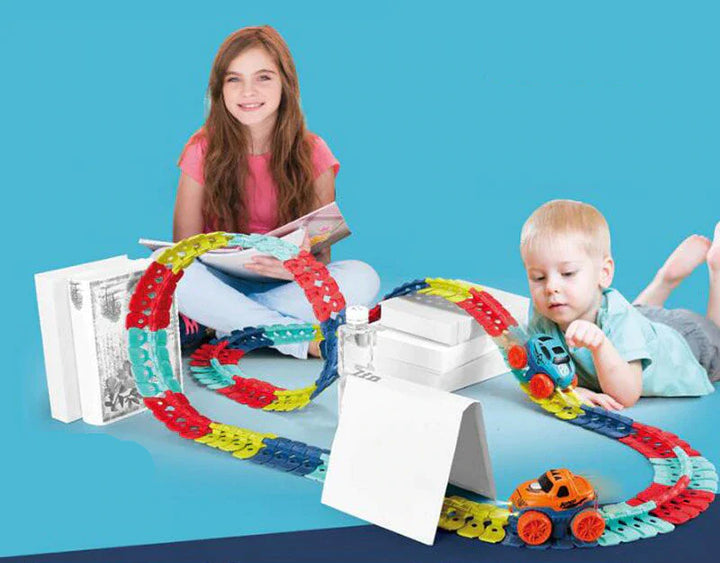 KiddiePlay™ - 🧲Magnetisch autospeelgoed l Spelen - overal - in huis