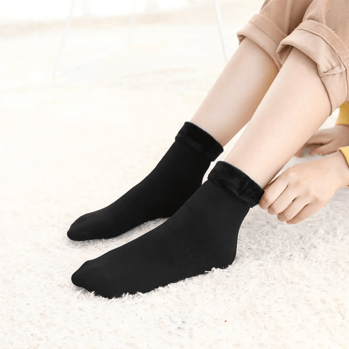 2+1 gratuites (paquet de 3) chaussettes en polaire ultra confortables™ | Chaussettes d'hiver douces