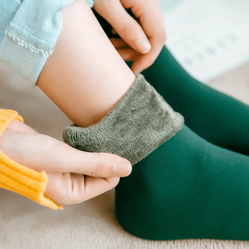 2+1 gratuites (paquet de 3) chaussettes en polaire ultra confortables™ | Chaussettes d'hiver douces